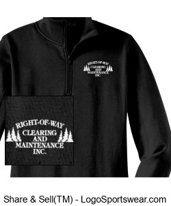 Sport-Tek� Men's 1/4 Zip Sweatshirt Design Zoom